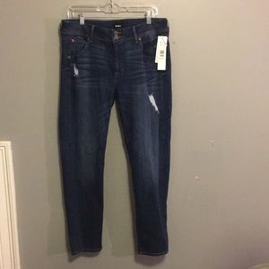 NWT Hudson slightly distressed jeans